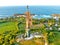 Scenic image of the Statue of Columbus, surrounded by lush green vegetation in Arecibo, Puerto Rico