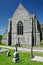 Scenic irish ancient church abbey ruins landscape