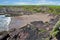 Scenic irish coastal beach seascape landscape