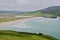 Scenic irish coastal beach seascape landscape