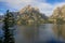 Scenic Jenny Lake Reflection Landscape in Fall