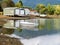 Scenic Kenepuru Sound images of water`s edge and boats