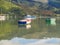 Scenic Kenepuru Sound images of water`s edge and boats