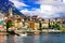 Scenic Lago di Como - Varenna village, north of Italy