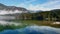 Scenic Lake Bohinj in the Slovenia. Bohinj Valley of the Julian Alps. Upper Carniola Region and Part of Triglav National Park.