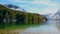 Scenic Lake Bohinj in the Slovenia. Bohinj Valley of the Julian Alps. Upper Carniola Region and Part of Triglav National Park.