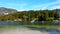 Scenic Lake Bohinj in the Slovenia. Bohinj Valley of the Julian Alps. Upper Carniola Region and Part of Triglav National Park.