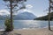 Scenic lake in the Yukon Territory