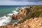Scenic landscape of cape Roca, Cabo da Roca, Sintra, Portugal. The westernmost point of mainland Europe. Beautiful