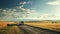 Scenic Landscape With Classic Bus In Countryside - Photojournalistic Category