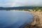 scenic landscape at the coastline of Nova Scotia