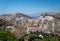 Scenic landscape in mountanous Naxos, Greece