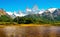 Scenic landscape in Patagonia, South America