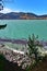 Scenic landscape of the sea and hills at Diamond Harbour in Canterbury