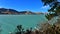 Scenic landscape of the sea and hills at Diamond Harbour in New Zealand