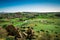 Scenic landscape of Sicily. Sicilian countryside landscape