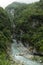 Scenic landscape at the Taroko National Park in Taiwan