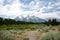 A scenic landscape of the tetons at Grand Teton National Park