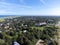 Scenic landscape view of the houses in Varberg, Sweden