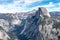 Scenic landscape of Yosemite's Half Dome