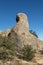 Scenic lanscape at  the city of Rocks state park in New Mexico