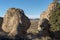 Scenic lanscape at  the city of Rocks state park in New Mexico