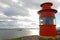 Scenic Lighthouse at Stykkisholmur in Iceland