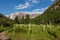 Scenic Maroon Bells in Summer