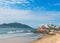 Scenic Mazatlan sea promenade El Malecon with ocean lookouts and scenic landscapes