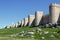 Scenic medieval city walls of Avila