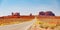 Scenic Monument Valley Landscape panoramic