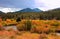 Scenic Moraine park landscape with in Rocky mountains