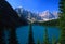 Scenic Morraine Lake in Banff