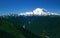 Scenic Mount Rainier in Washington state