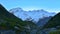 Scenic Mount Sefton & Mueller Glacier along Kea Point Track in Aoraki Mount Cook National Park