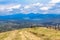 Scenic mountain landscape shot near Hoverla. Carpathian, Ukraine