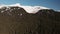 Scenic mountain tops in Alaska