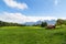 Scenic mountain view in the Chiemgau alps