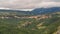 Scenic mountain view to Palena in Abruzzo, Italy