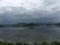 Scenic mountainous lake view after the rain, Thailand