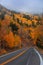 Scenic Mt.Evans road in autumn time
