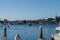 Scenic Newport Beach vista with Lido island in the background, California