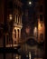 Scenic night view in Venice