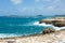 Scenic Ocean Coastline at Devil\'s Bridge Antigua