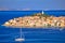 Scenic old Adriatic town of Primosten view