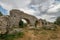 Scenic old roman aqueduct in Provence, France