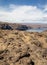 Scenic overlook of the Columbia River at ginkgo petrified forest state park in Washington