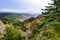 Scenic overlook at Muir Beach, California