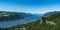 Scenic overlooking view at the Columbia River Gorge