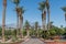 Scenic Palm Desert vista, California